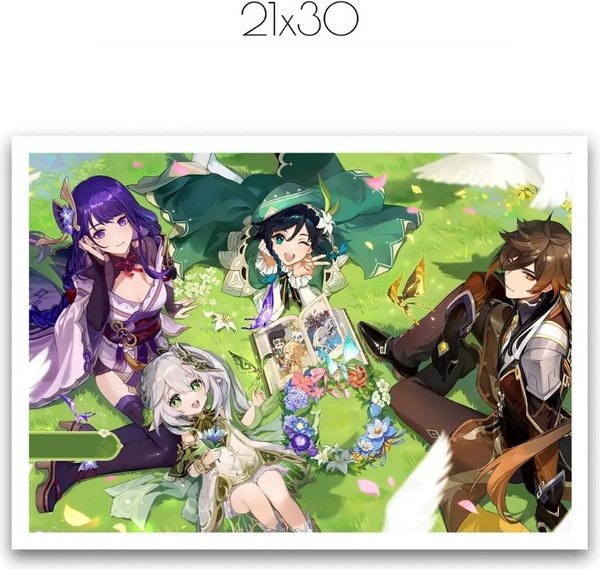 Изображение товара Постер Citydecor Genshin 3 (21x30)