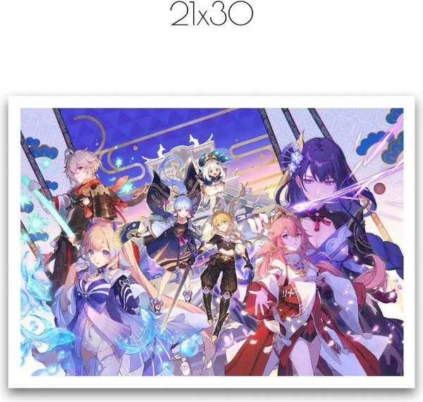 Изображение товара Постер Citydecor Genshin 8 (21x30)