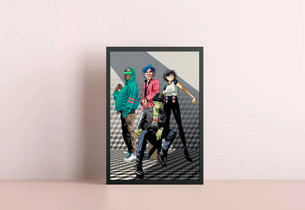 Изображение товара Постер Citydecor Gorillaz 3 (21x30)