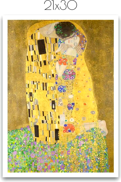 Изображение товара Постер Citydecor Поцелуй. Густав Климт (21x30)