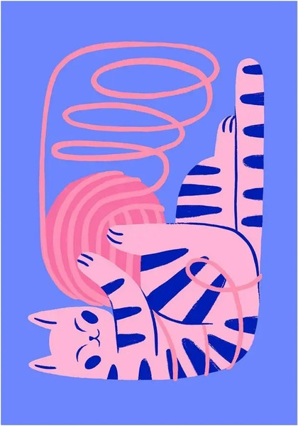 Изображение товара Постер Citydecor Котик 6 (21x30)