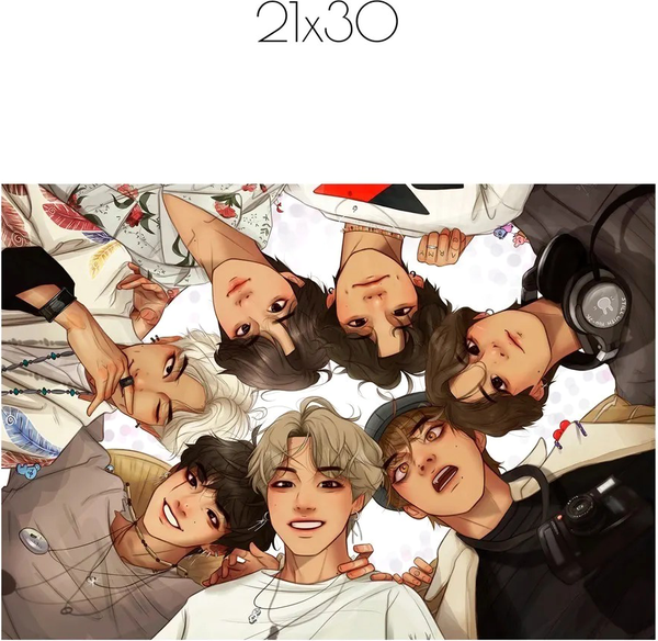 Изображение товара Постер Citydecor K-Pop 5 (21x30)