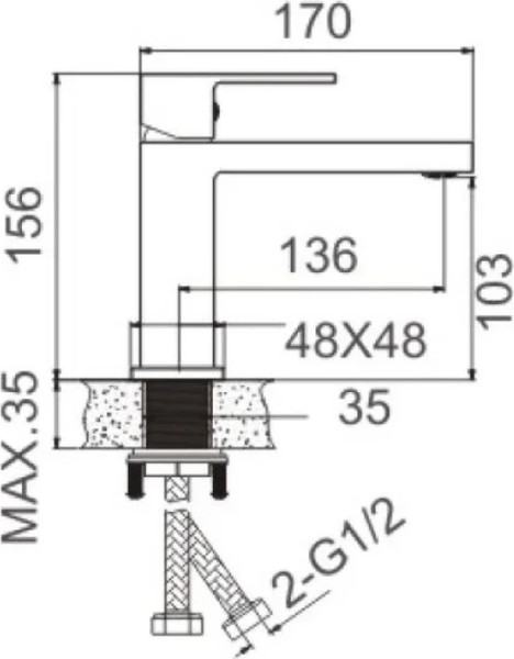 Изображение товара Смеситель Belz B10613-3