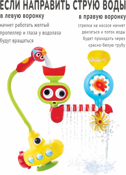 Изображение товара Игрушка для ванной Yookidoo Подводная лодка 40139