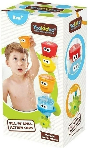 Изображение товара Набор игрушек для ванной Yookidoo Формочки и стаканчики 40161