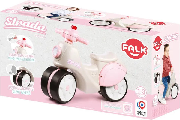 Изображение товара Каталка детская FALK Strada F0802S (кремовый/розовый)