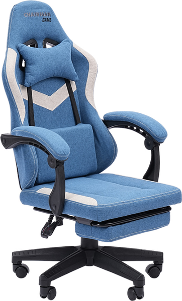 Изображение товара Кресло геймерское Chairman CH26 (ткань, голубой/бежевый)