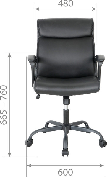 Изображение товара Кресло офисное Chairman CH303 (экокожа, коричневый)