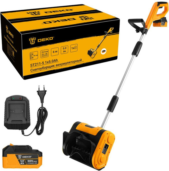 Изображение товара Снегоуборщик аккумуляторный Deko ST211-5 / 083-4441