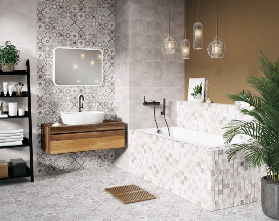 Изображение товара Ванна акриловая Cersanit Lorena 150x70 с ножками со смесителем Brasko Black однорыч. (с сифоном Prime)