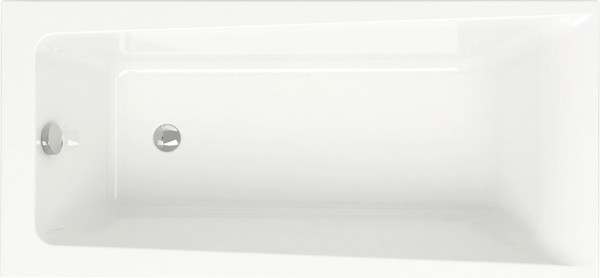 Изображение товара Ванна акриловая Cersanit Lorena 150x70 с ножками со смесителем Brasko Black однорыч. (с сифоном Prime)