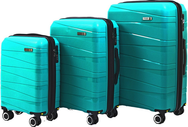 Изображение товара Чемодан на колесах PRIDE РР-201 (S, бирюзовый)