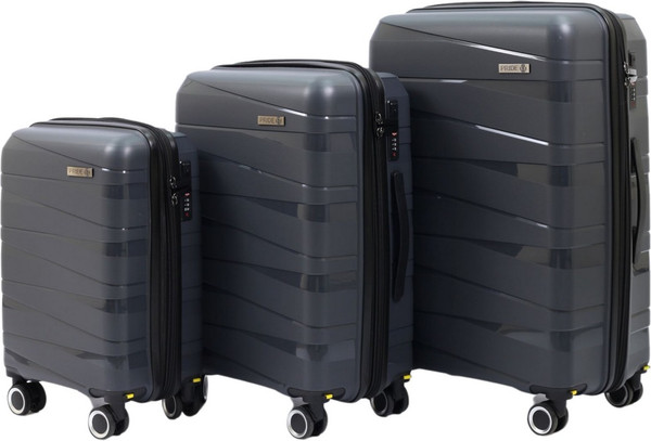 Изображение товара Чемодан на колесах PRIDE РР-201 (S, серый)