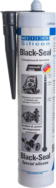 Изображение товара Герметик силиконовый Weicon Black-Seal Специальный силикон / wcn13051310 (310мл)