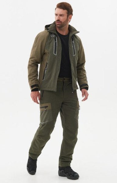 Изображение товара Костюм для охоты и рыбалки Huntsman Матрица -5°С Хаки Исландия (р.44-46/170-176)