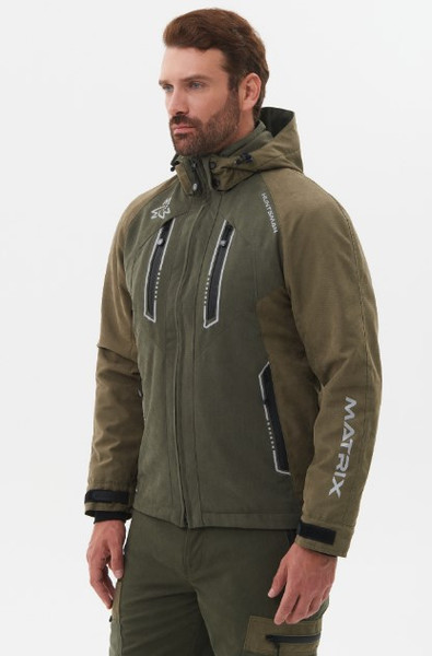 Изображение товара Костюм для охоты и рыбалки Huntsman Матрица -5°С Хаки Исландия (р.48-50/182-188)