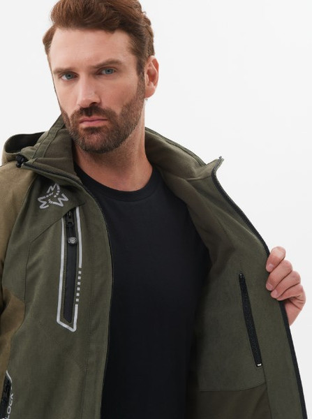 Изображение товара Костюм для охоты и рыбалки Huntsman Матрица -5°С Хаки Исландия (р.60-62/182-188)