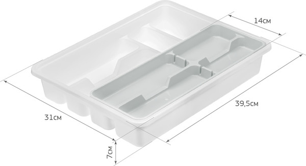 Изображение товара Органайзер для столовых приборов Idea М1146 (смоки)