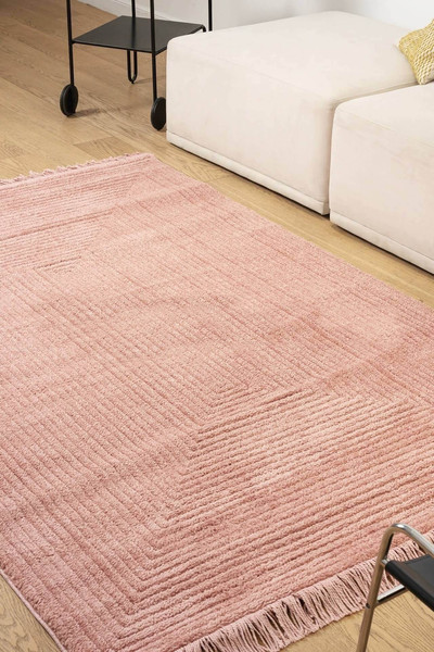 Изображение товара Ковер Radjab Carpet Пандора Прямоугольник 1104A / 9089RK (1x2, Pink/Pink)