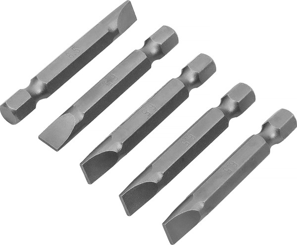Изображение товара Набор бит Интерскол Slotted SL 6.5х1.2 50мм (2042405000650)