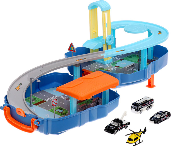 Изображение товара Паркинг игрушечный Автоград Полиция, погоня 678-611A / 10137275