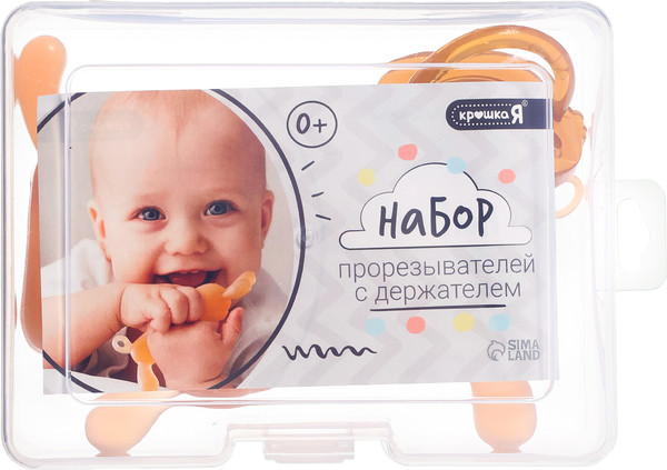 Изображение товара Набор прорезывателей для зубов Крошка Я Шнурок / 10419809 (3шт)