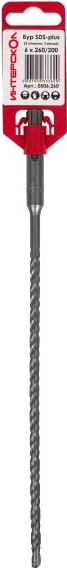 Изображение товара Бур Интерскол SDS-plus 6x260/200 (0506.260)