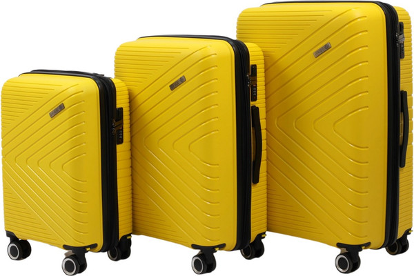 Изображение товара Чемодан на колесах PRIDE РР-202 (S, желтый)