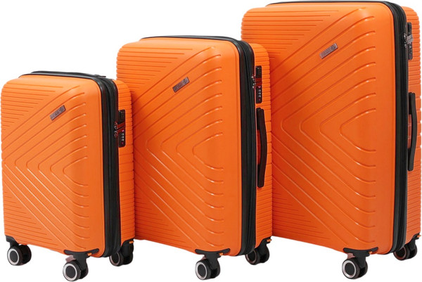 Изображение товара Чемодан на колесах PRIDE РР-202 (S, оранжевый)