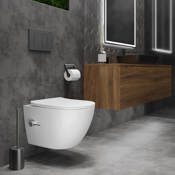 Изображение товара Унитаз подвесной Roxen Antares Bidet 530185-01X