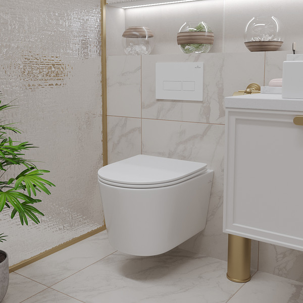 Изображение товара Унитаз подвесной Roxen Simple Compact 530120-01