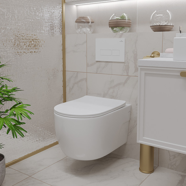 Изображение товара Унитаз подвесной Roxen Porto 530155-01