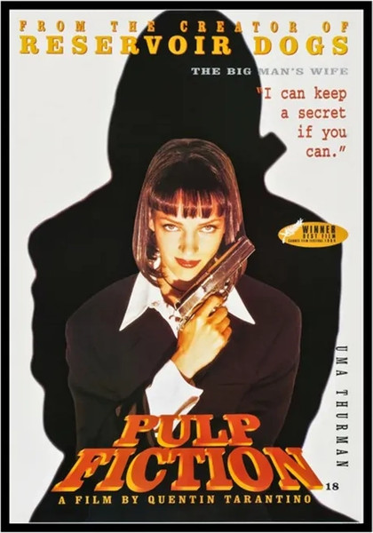 Изображение товара Постер Citydecor Криминальное чтиво 8 (21x30)