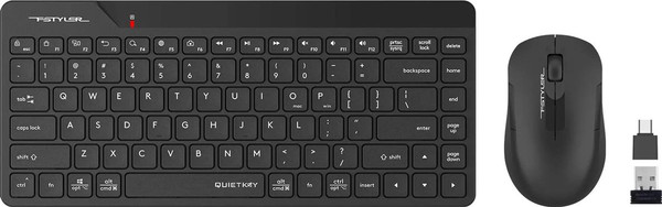 Изображение товара Комплект клавиатура и мышь A4Tech Fstyler FG2200 Air2 (черный)