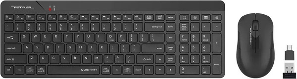 Изображение товара Комплект клавиатура и мышь A4Tech Fstyler FG2300 Air2 (черный)