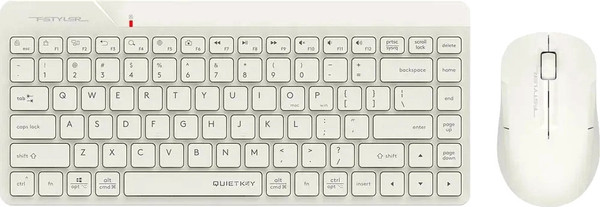 Изображение товара Комплект клавиатура и мышь A4Tech Fstyler FG2200 Air2 (бежевый)