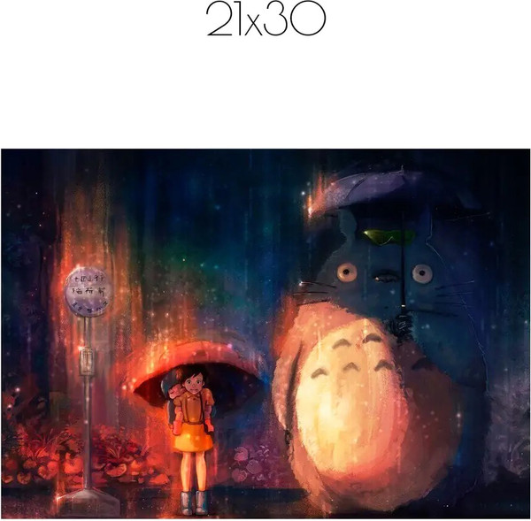 Изображение товара Постер Citydecor Мой сосед Тоторо 3 (21x30)