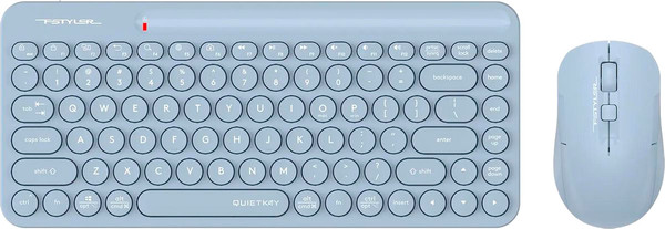 Изображение товара Комплект клавиатура и мышь A4Tech Fstyler FG3200 Air2 (синий)