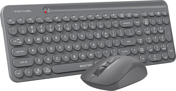 Изображение товара Комплект клавиатура и мышь A4Tech Fstyler FG3300 Air2 (серый)