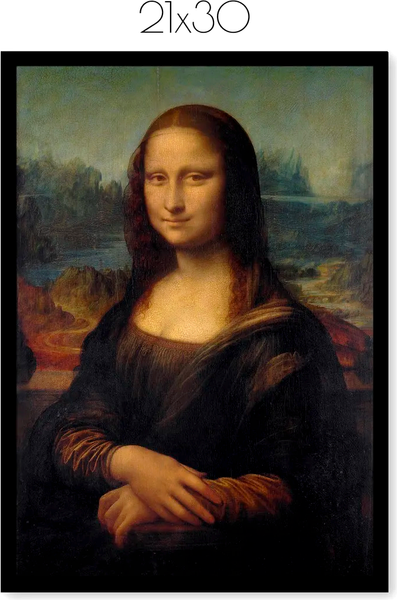 Изображение товара Постер Citydecor Мона Лиза. Леонардо да Винчи (21x30)