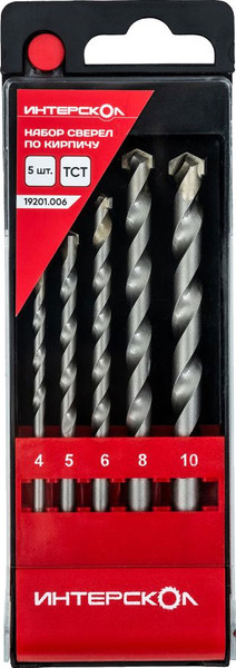 Изображение товара Набор сверл Интерскол 19201.006 (5шт)