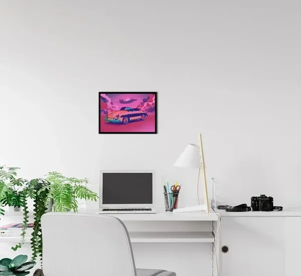 Изображение товара Постер Citydecor Порше Ретро 1 (21x30)