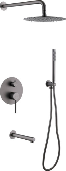 Изображение товара Душевая система со смесителем Abber Emotion AF8817NG (никель)