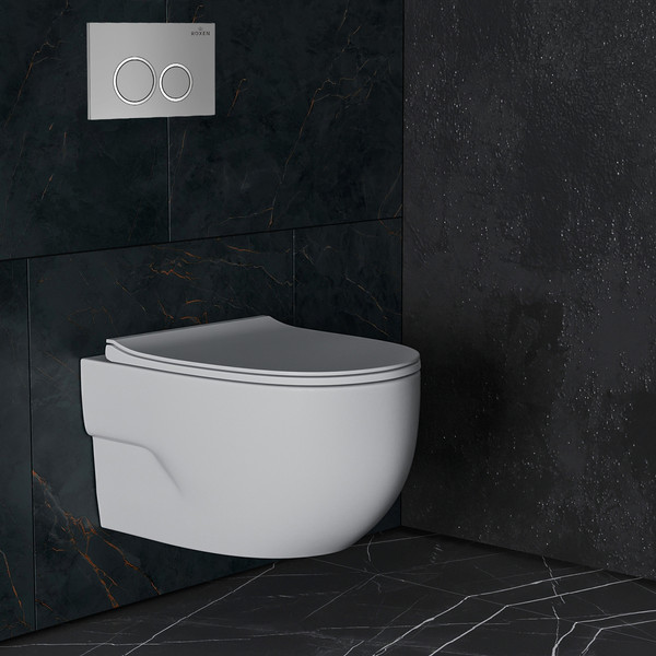 Изображение товара Унитаз подвесной с инсталляцией Roxen StounFix Dual Fresh 531880