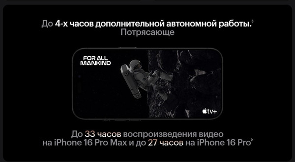 Изображение товара Смартфон Apple iPhone 16 Pro Max 512GB (черный титан)