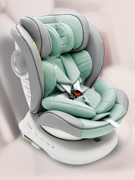 Изображение товара Автокресло Amarobaby Champion Isofix / AMARO-2008CH-Se/Bi (серый/бирюзовый)