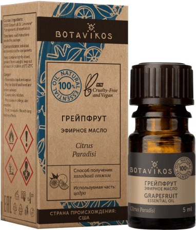 Изображение товара Эфирное масло Botavikos Грейпфрут 100% (5мл)