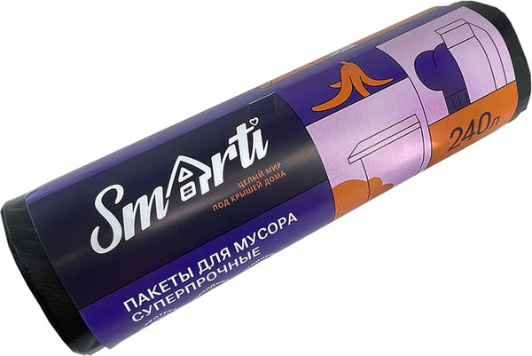 Изображение товара Пакеты для мусора Smarti 240л (10шт)