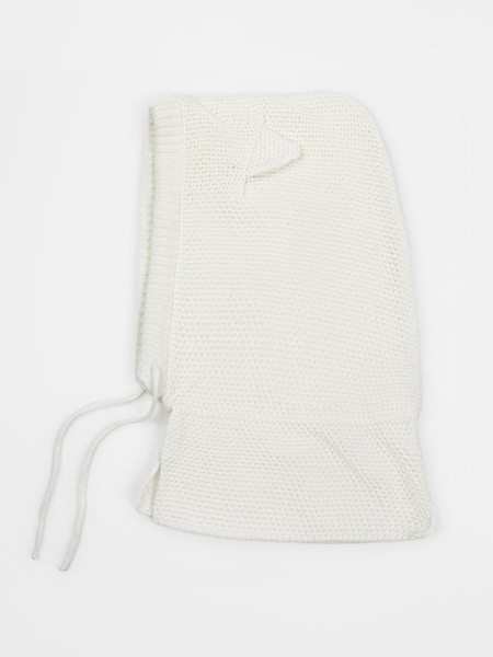 Изображение товара Шапочка для малышей Amarobaby Pure Love Kitty / AB-OD24-PLK16/33-50 (молочный, р.50-52)