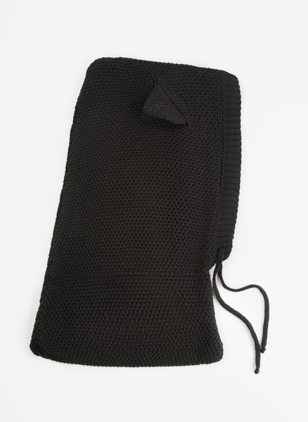 Изображение товара Шапочка для малышей Amarobaby Pure Love Kitty / AB-OD24-PLK16/09-50 (черный, р.50-52)